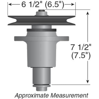 Spindle Assembly Compatible With Exmark Lazer Z Xp As Lc 52 60 72 Inch Deck Zero Turn Mower 103-3206 thumbnail 4