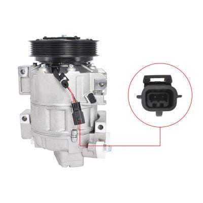A/C Compressor Compatible With 2007-2012 Nissan Sentra 2.5L L4 Altima Sedan Dcs171c 6-Groove Clutch thumbnail 16