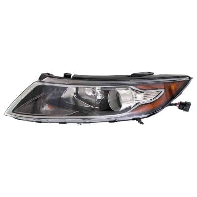 Headlight Assembly Left Driver Side Compatible With 2011-2013 Kia Optima Hybrid Clear Lens OEM thumbnail 2