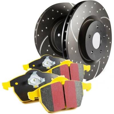 New 8 Lugs Brake Disc And Pad Kit Compatible With Ford F-450 Super Duty Xl 10 Cyl 6.8L F-350 Super thumbnail 2