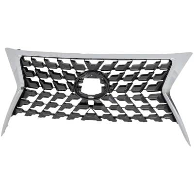 New Chrome Shell Grille Assembly Compatible With Lexus Gx460 Luxury 8 Cyl 4.6L Gx460 Base 8 Cyl 4.6L thumbnail 2