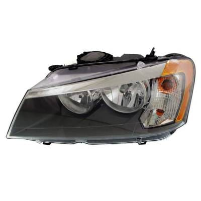Headlight Assembly Left Driver Side Compatible With 2011-2014 Bmw X3 Sport Utility H7 Clear Lens OEM thumbnail 2
