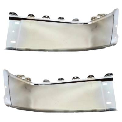 New Rear Left And Rear Right Bumper End Compatible With Chevrolet Gmc Silverado 1500 Wt 6 Cyl 4.3L thumbnail 8