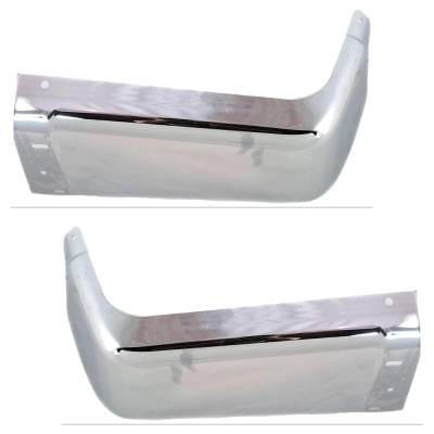 New Rear Left And Rear Right Bumper End Compatible With Chevrolet Gmc Sierra 2500 Hd Sle 8 Cyl 6.6L thumbnail 10