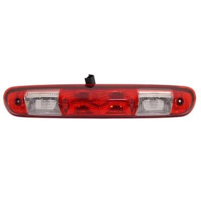 New Clear & Red Third Brake Light Compatible With Chevrolet Gmc Hummer Sierra 1500 Sle 8 Cyl 6.2L thumbnail 2