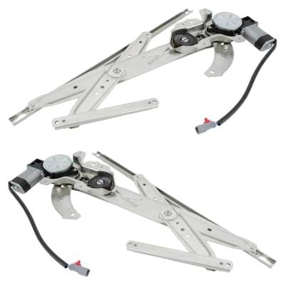 New Front Left And Front Right Window Regulator Compatible With Honda Accord Ex 4 Cyl 2.3L Accord Lx thumbnail 6