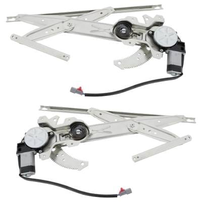New Front Left And Front Right Window Regulator Compatible With Honda Accord Se 4 Cyl 2.3L Accord Lx thumbnail 4