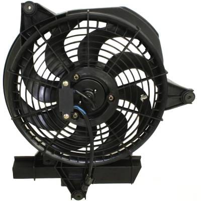 New A/C Condenser Cooling Fan Assembly Compatible With Hyundai Santa Fe Lx 6 Cyl 2.7L Santa Fe Gls 6 thumbnail 2