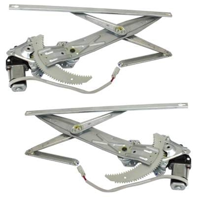 New Front Left And Front Right Window Regulator Compatible With Honda Civic Dx Civic Si 1992-1995 By thumbnail 10