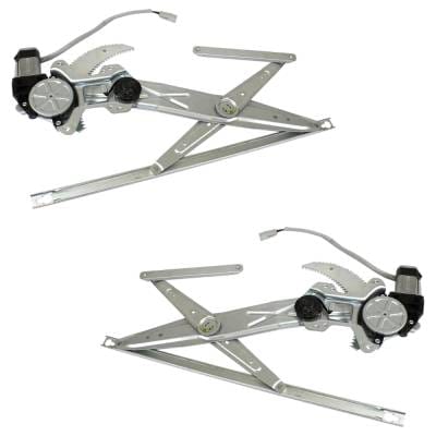 New Front Left And Front Right Window Regulator Compatible With Honda Civic Dx Civic Vx 1992-1995 By thumbnail 2