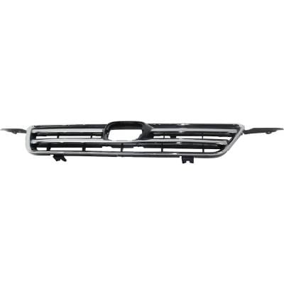 New Chrome/Painted Dark Gray Grille Assembly Compatible With Honda Cr-V Ex 4 Cyl 2.4L Cr-V Se 4 Cyl thumbnail 8