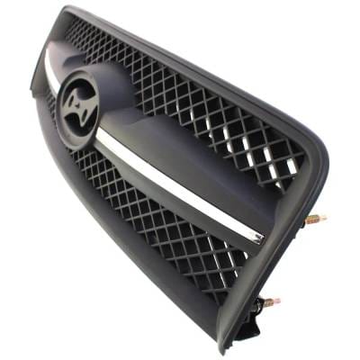 New Black Grille Assembly Compatible With Hyundai Tucson Se 6 Cyl 2.7L Tucson Gls 6 Cyl 2.7L Tucson thumbnail 4