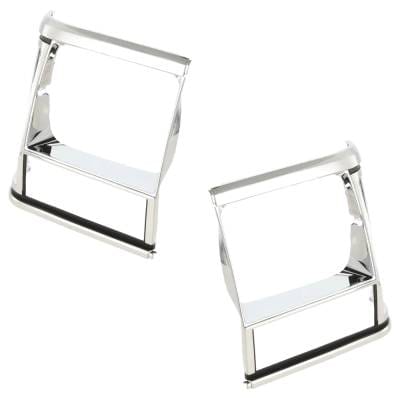 New Pair Of Headlight Door Compatible With Jeep Cherokee Base 4 Cyl 2.5L Comanche Pioneer 4 Cyl 2.5L thumbnail 2