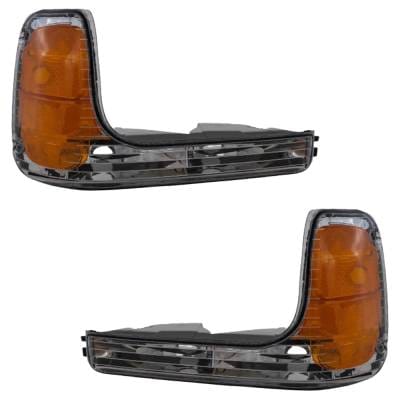 New Pair Of Parking Light Compatible With Cadillac Gmc Yukon Denali Escalade Base 8 Cyl 5.7L thumbnail 2