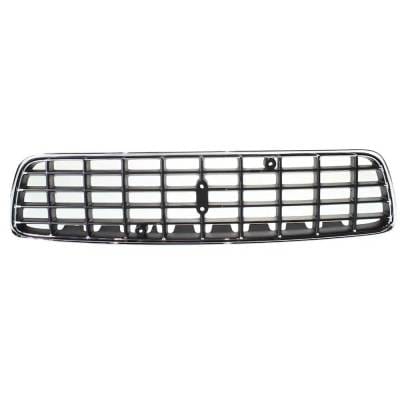 Chrome Shell Grille Assembly Compatible With Volvo S60 Base 5 Cyl 2.4L S60 T5 5 Cyl 2.3L 2001-2004 thumbnail 2