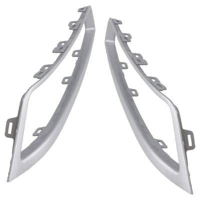 New Pair Of Grille Trim Compatible With Acura Mdx Base 2010-2013 By Ac1039111 Ac1038111 71109Stxa00 thumbnail 6