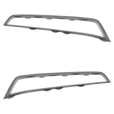 New Pair Of Grille Trim Compatible With Acura Mdx Base 2010-2013 By Ac1039111 Ac1038111 71109Stxa00 thumbnail 10