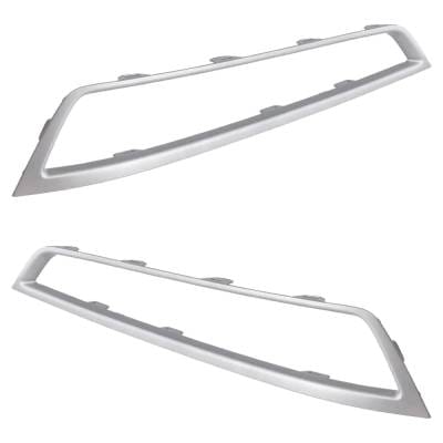 New Pair Of Grille Trim Compatible With Acura Mdx Base 2010-2013 By Ac1038111 71109Stxa00 Ac1039111 thumbnail 4