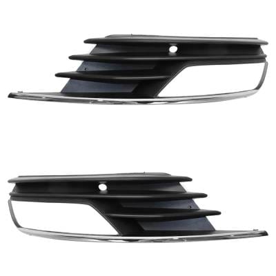 New Front Left And Front Right Fog Light Trim Compatible With Audi A3 Quattro Prestige 4 Cyl 2.0L A3