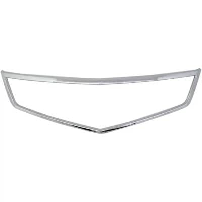 Center Grille Trim Compatible With Acura Tsx Base 4 Cyl 2.4L 2006-2008 By Ac1210108 71122Seca02 thumbnail 2