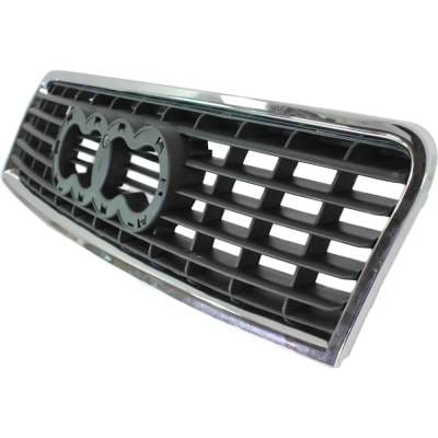 New Chrome Shell Grille Assembly Compatible With Audi A4 Quattro Avant 4 Cyl 1.8L A4 Quattro Base 4 thumbnail 4