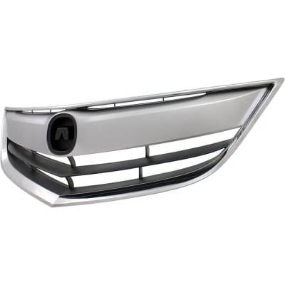 New Chrome Shell Grille Assembly Compatible With Acura Ilx Hybrid 4 Cyl 1.5L Ilx Dynamic 4 Cyl 2.4L thumbnail 2