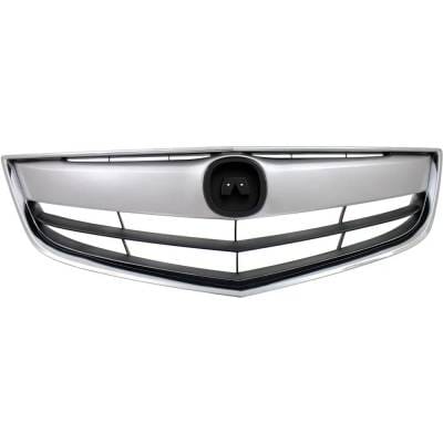 New Chrome Shell Grille Assembly Compatible With Acura Ilx Hybrid 4 Cyl 1.5L Ilx Base 4 Cyl 2.0L Ilx thumbnail 10