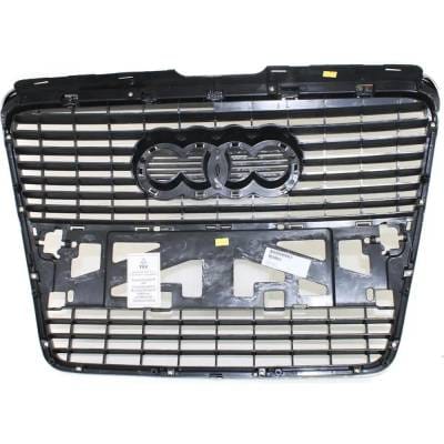 New Chrome Shell Grille Assembly Compatible With Audi A6 Quattro Base 8 Cyl 4.2L A6 Quattro Base 6 thumbnail 8