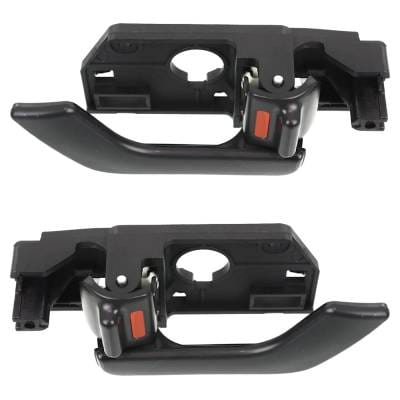 Front Driver And Passenger Side Interior Door Handle Compatible With 2003-2008 Hyundai Tiburon Black thumbnail 8
