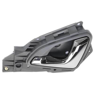 Front Left (Driver Side) Interior Door Handle Compatible With 2005-2010 Honda Odyssey Gray Bezel thumbnail 2
