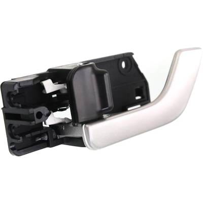 Front Driver Side Interior Door Handle Compatible With 2003-2008 Hyundai Tiburon Silver With Lock thumbnail 6