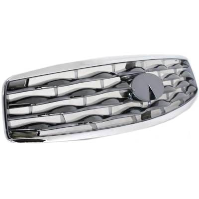 New Gray Insert Grille Assembly Compatible With Infiniti Fx50 Base 8 Cyl 5.0L Fx35 Base 6 Cyl 3.5L thumbnail 6
