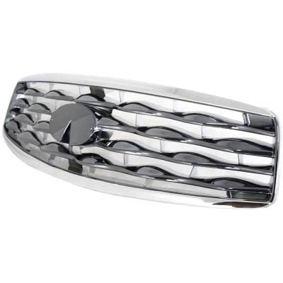 Gray Insert Grille Assembly Compatible With Infiniti Fx35 Base 6 Cyl 3.5L Fx50 Base 8 Cyl 5.0L thumbnail 4