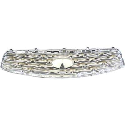 Gray Insert Grille Assembly Compatible With Infiniti Fx35 Base 6 Cyl 3.5L Fx50 Base 8 Cyl 5.0L thumbnail 10