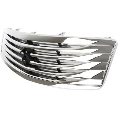 New Chrome Grille Assembly Compatible With Infiniti G37 X 6 Cyl 3.7L G35 Sport 6 Cyl 3.5L G37 Sport thumbnail 4
