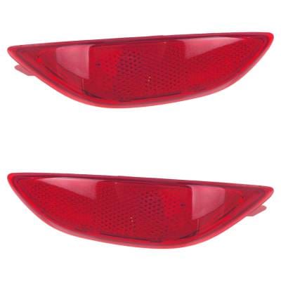 New Rear Left And Rear Right Bumper Reflector Compatible With Hyundai Accent L Accent Value Edition thumbnail 2