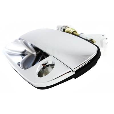 Front Left (Driver Side) Exterior Door Handle Compatible With 2001-2006 Hyundai Elantra Chrome With thumbnail 4
