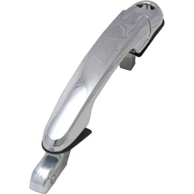 Front Driver Side Exterior Door Handle Compatible With 2005-2009 Hyundai Tucson Chrome With Key Hole thumbnail 6