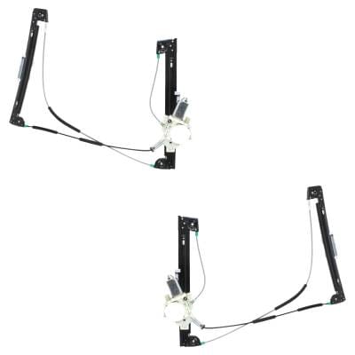 New Front Left And Front Right Window Regulator Compatible With Mini Cooper S Cooper S 2005