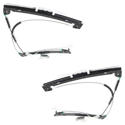 Front Left And Front Right Window Regulator Compatible With Mini Cooper S 2005 Production Date To thumbnail 7