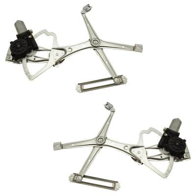 New Front Left And Front Right Window Regulator Compatible With Mercedes Benz E430 Base 8 Cyl 4.3L