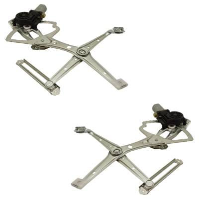 New Front Left And Front Right Window Regulator Compatible With Mercedes Benz E420 Base 8 Cyl 4.2L thumbnail 4