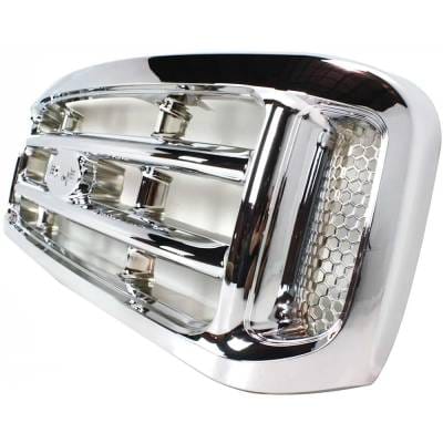 New Cross Bar Grille Assembly Compatible With Ford F-550 Super Duty Xl 8 Cyl 7.3L F-350 Super Duty thumbnail 4
