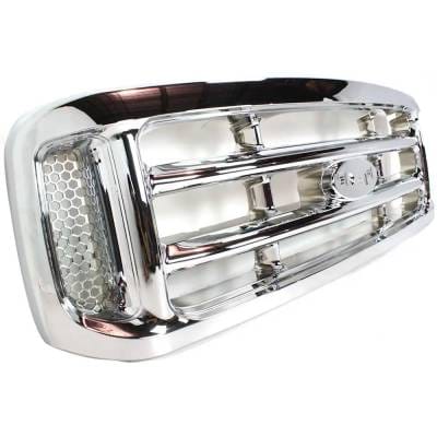 New Cross Bar Grille Assembly Compatible With Ford F-550 Super Duty Xl 8 Cyl 7.3L F-350 Super Duty thumbnail 6