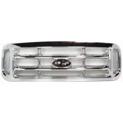 New Cross Bar Grille Assembly Compatible With Ford F-450 Super Duty Xlt 8 Cyl 6.0L F-250 Super Duty thumbnail 2