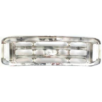 New Cross Bar Grille Assembly Compatible With Ford F-450 Super Duty Xlt 8 Cyl 6.0L F-250 Super Duty thumbnail 8