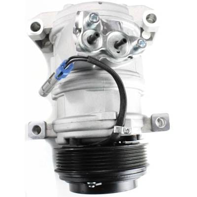 New 6-Groove Pulley A/C Compressor Compatible With Chevrolet Gmc Express 2500 Base 6 Cyl 4.3L thumbnail 2