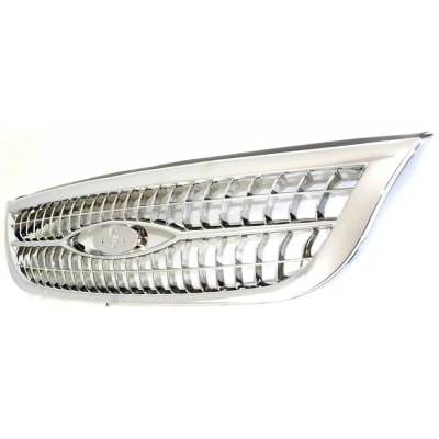 New Chrome/Painted Black Grille Assembly Compatible With Ford Windstar Sel 6 Cyl 3.0L Windstar Se 6 thumbnail 4