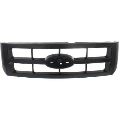 Ford Escape Limited Grille Assembly Compatible With 2008-2012 2.5L 3.0L Hybrid Painted Black Front thumbnail 2
