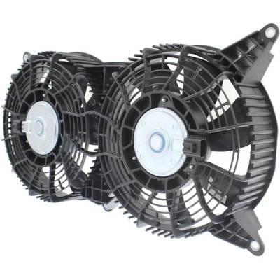 New A/C Condenser Cooling Fan Assembly Compatible With Cadillac Sts Base 8 Cyl 4.6L Sts Platinum 8 thumbnail 4